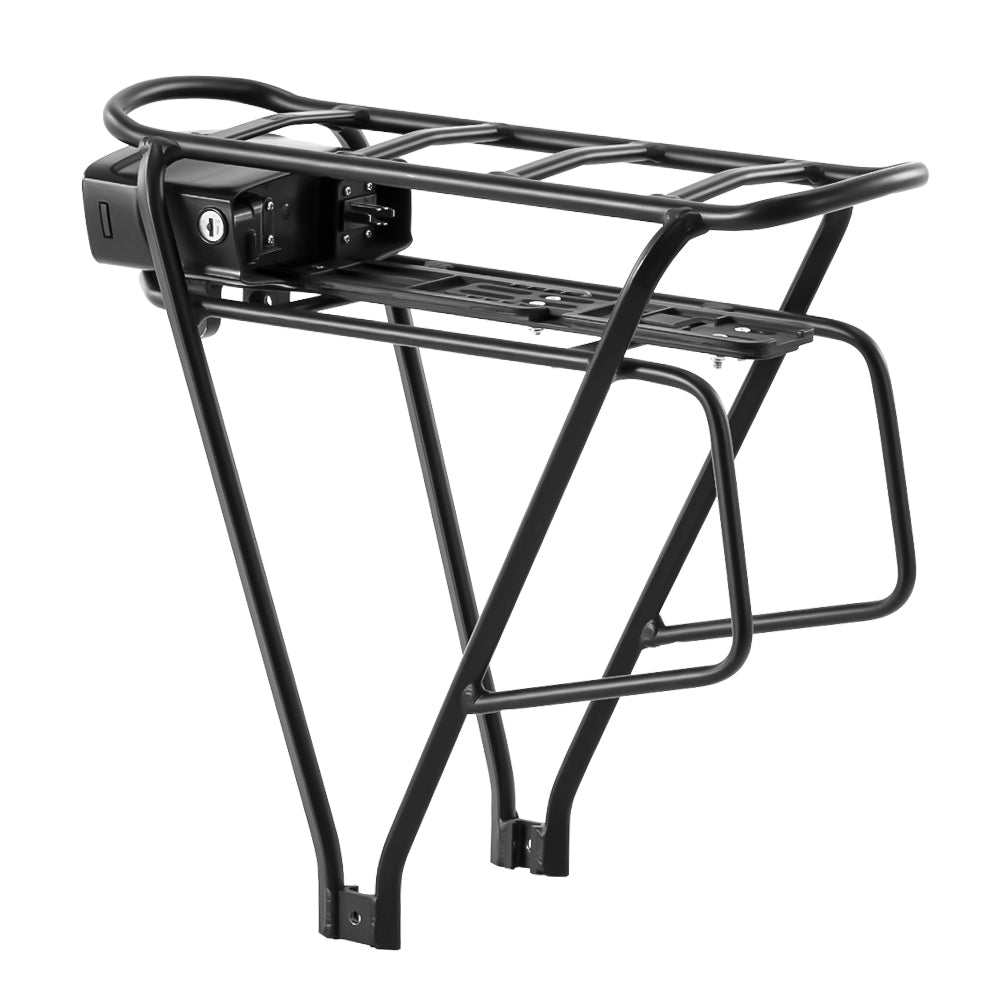 E-Bike Rear Rack Battery 36V 13Ah/17.4Ah with Rear Carrier fit for 26"-28" Bike