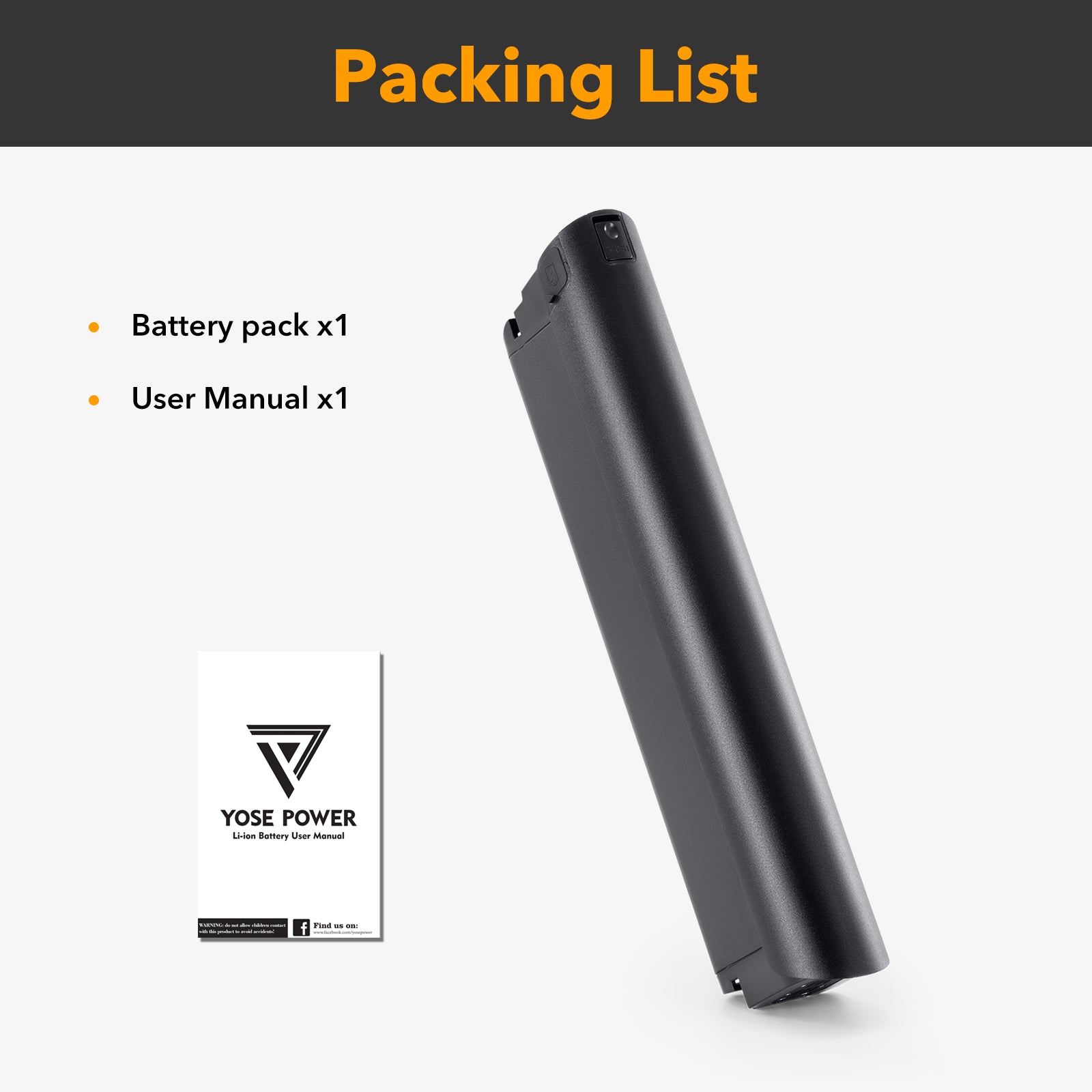 48V 12.8Ah YOSE POWER Battery fit for Lectric XPeak High-Step/Step-Thru,Lectric XPress High-Step/Step-Thru Ebike