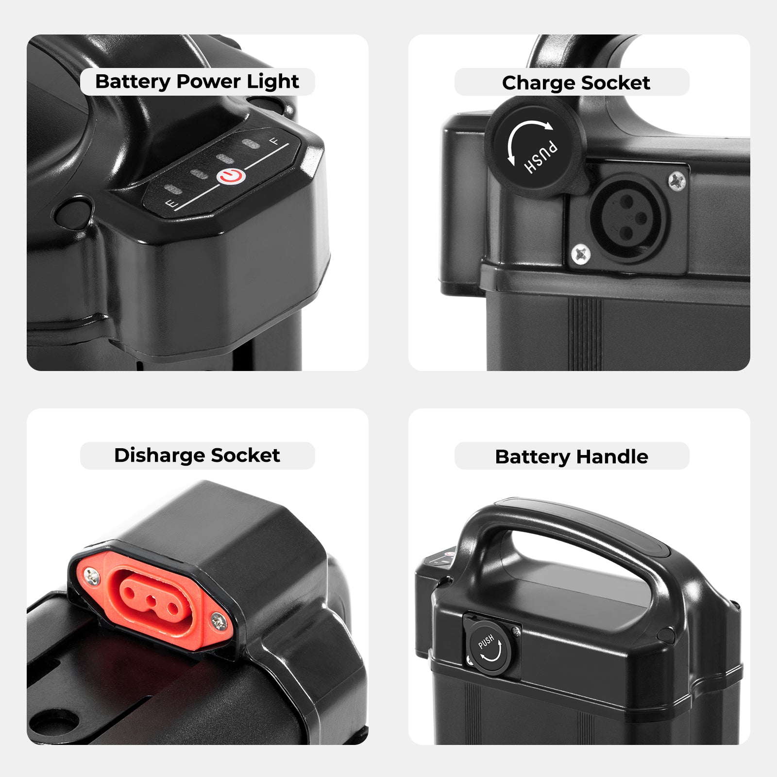 E-Bike Battery 48V 22.5Ah for Heybike Explore Spare Battery