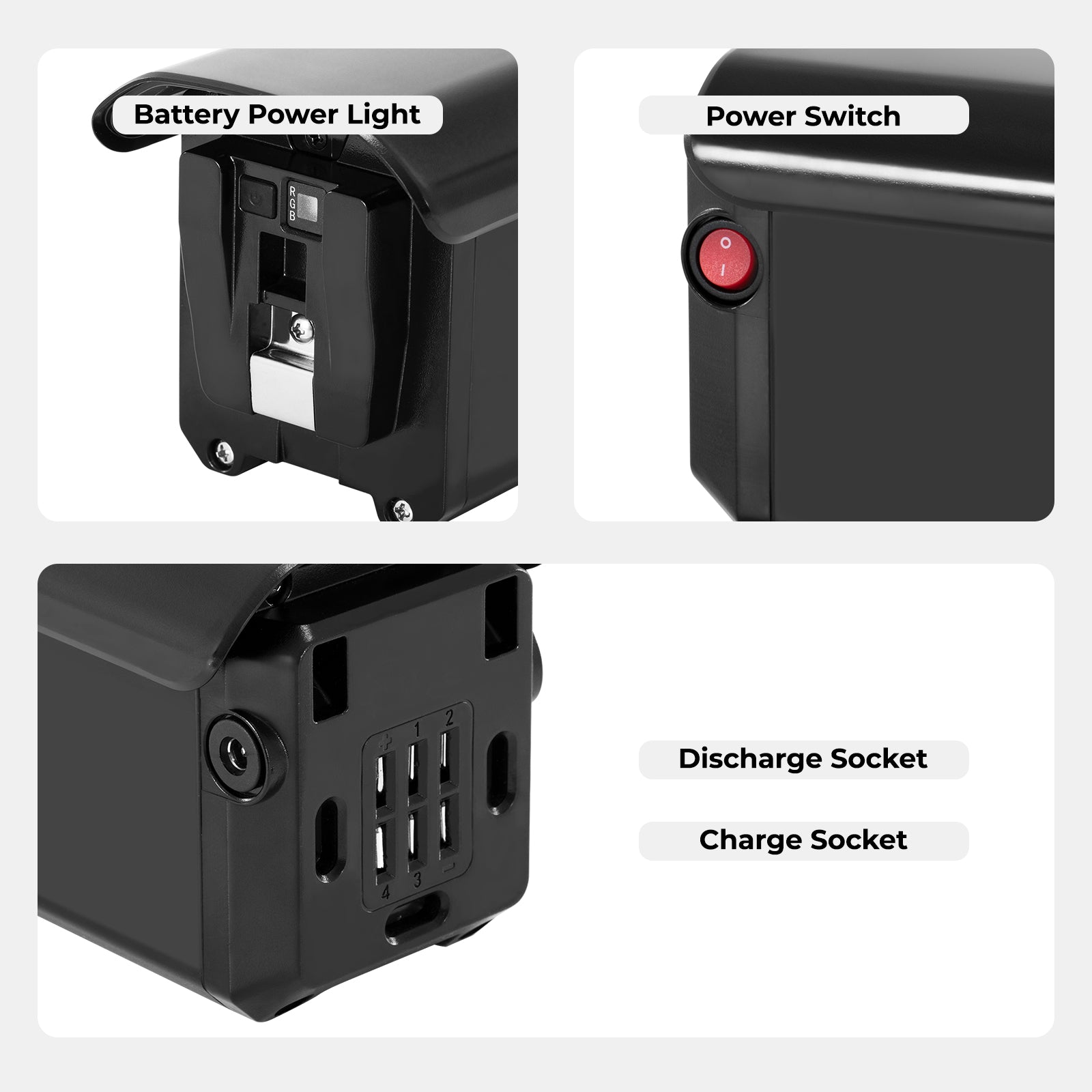 E-Bike Battery 48V 14Ah for Heybike Horizon,Heybike Ranger S