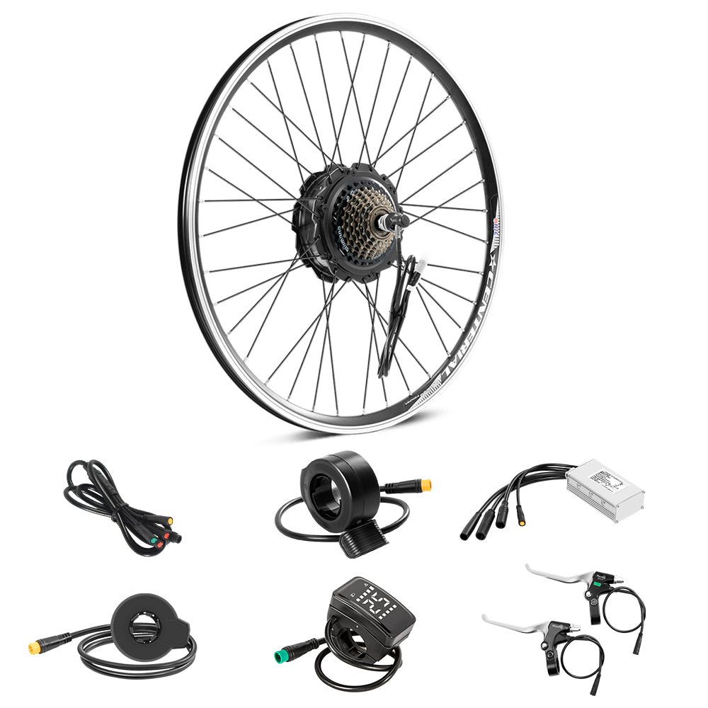 E-Bike Conversion Kit 48V 500W 28'' Rear Motor fit for Freewheel