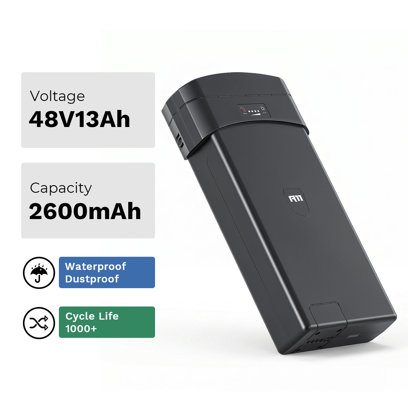 E-Bike YOSE POWER 48V 13Ah R11 Battery Replacement for Pedego Electric Bicycle No Charger
