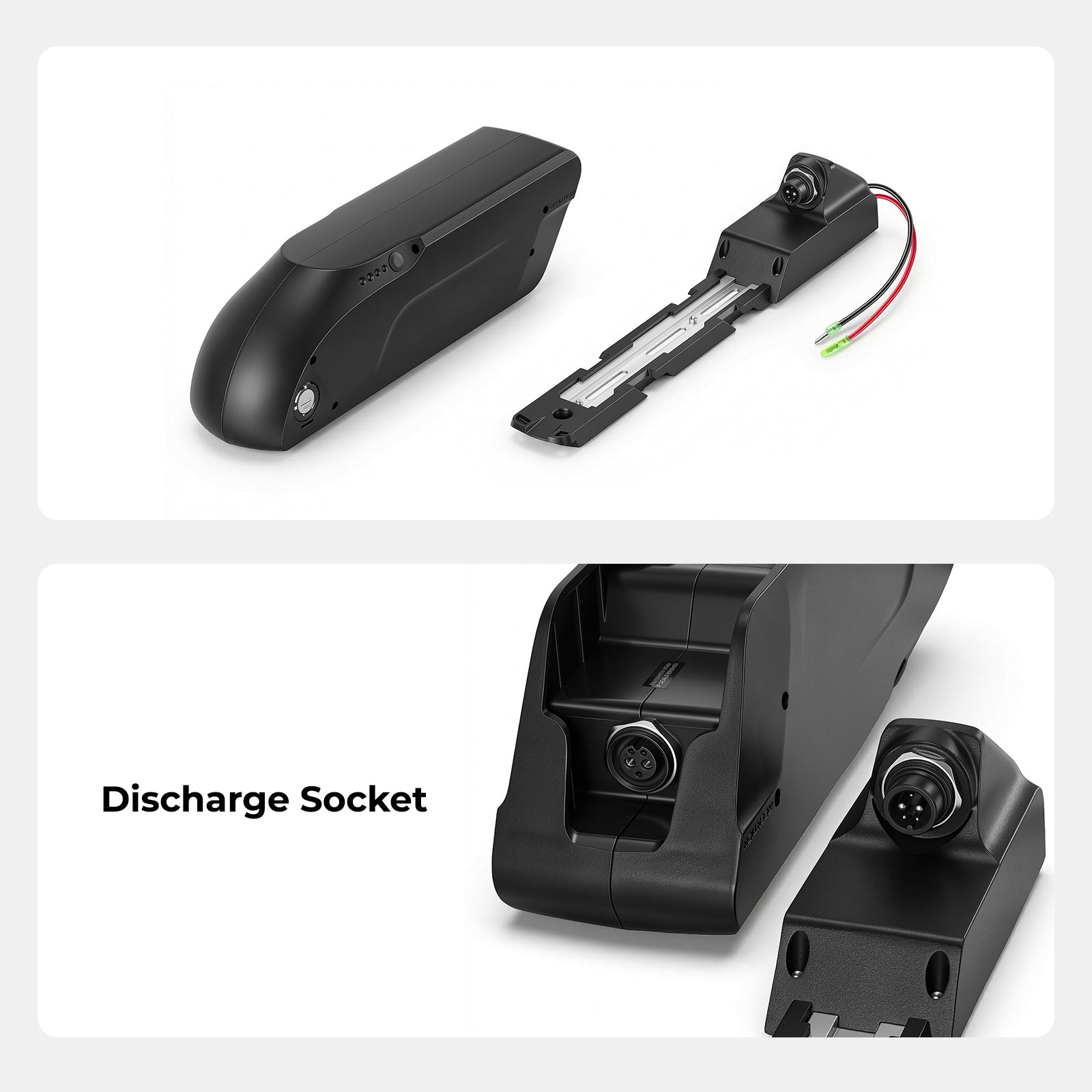 E-Bike Battery 36V 10.4Ah Down Tube fit for Heybike Race