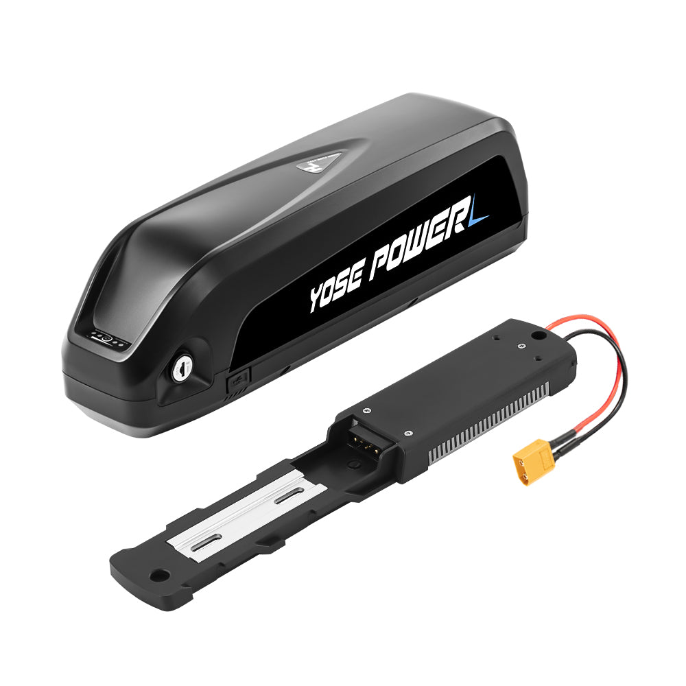 E-Bike Battery 48V 13Ah/15Ah Down Tube 18650 Pedelec Lithium Battery for 250W-750W Motor with USB Port