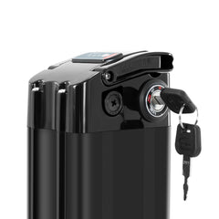 E-Bike Battery 48V 15.6Ah Black Silverfish Lithium lon Battery for Ecotric hammer Fat Tire Ebike