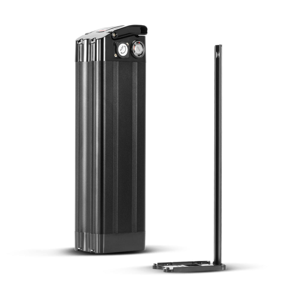 E-Bike Seat Tube Battery 36V 15Ah/17.4Ah Silver Fish in Black fit for ECOTRIC Fat Tire,Starfish,Dolphin, Peacedove