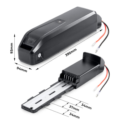 E-Bike Down Tube Battery 36V 13Ah,5 Pins Plug, fit for Jasion/CB1, Jasion/EB-X