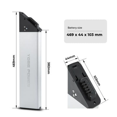E-Bike Battery 48V 11.6Ah fit for Lectric XP Step-Thru 1.0 2.0 models Ebike