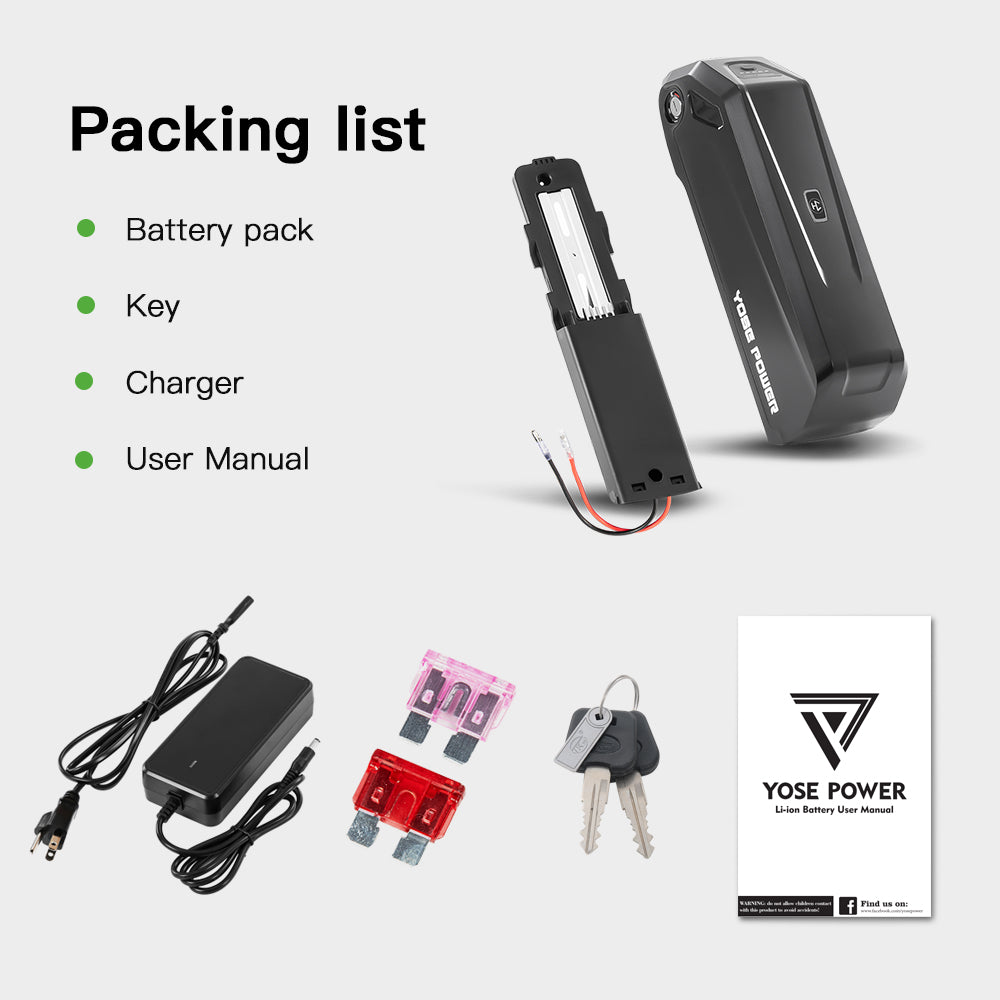 E-Bike Battery 48V 11.6Ah Lithium lon Battery Fit for Lectricebike,Electric XP Trike,Xpedition Cargo Ebike