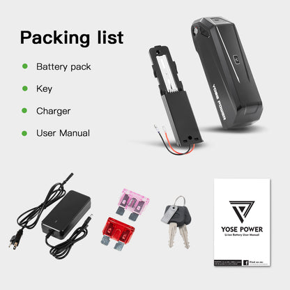 E-Bike Battery 48V 11.6Ah Lithium lon Battery Fit for Lectricebike,Electric XP Trike,Xpedition Cargo Ebike