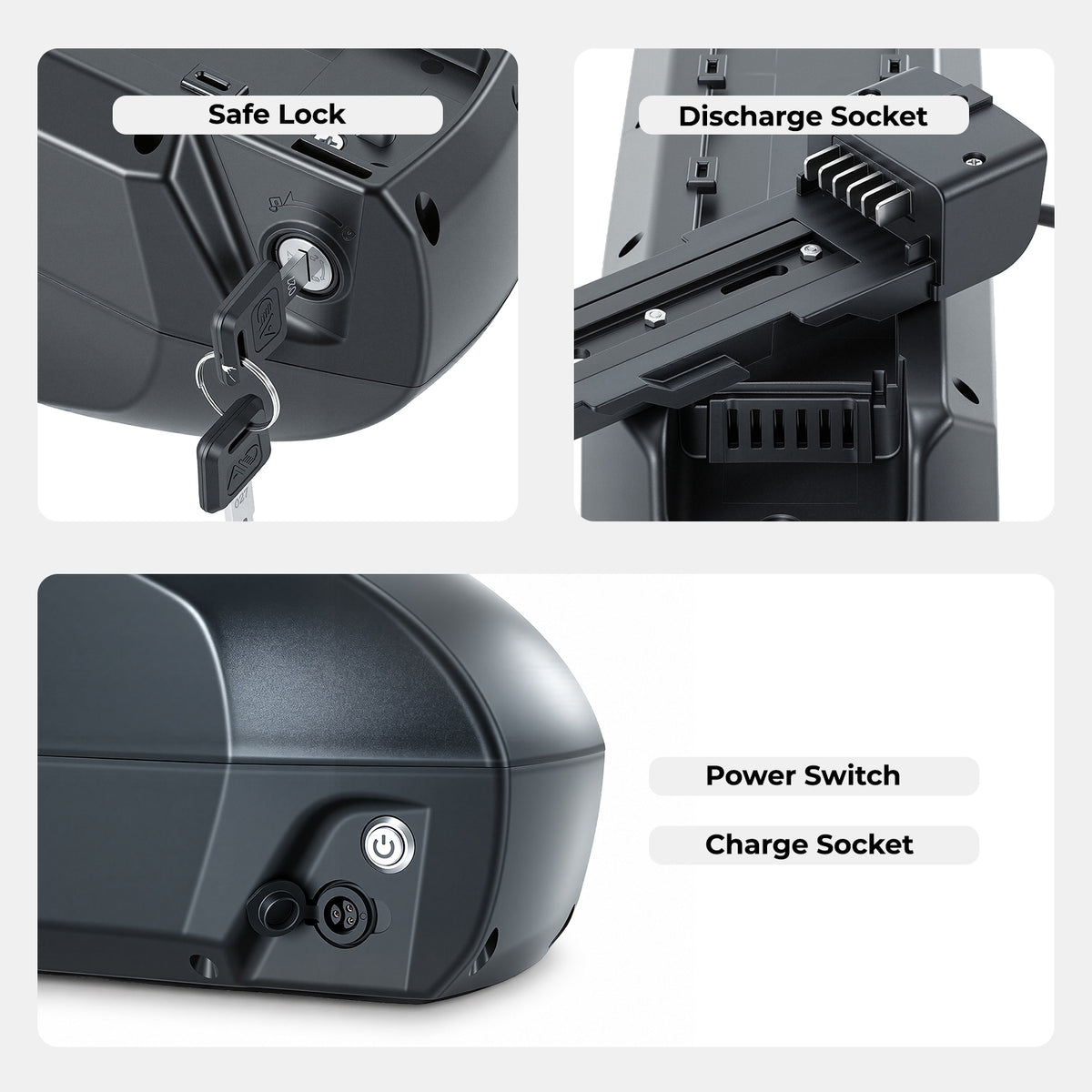 E-Bike Battery 48V 20Ah S2/R-Series Battery Compatible with Super73