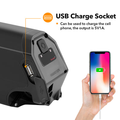 E-Bike Battery 48V 12.8Ah/16Ah,Reention Dorado Plus Battery,for Aventon Pace 500,NCM Moscow