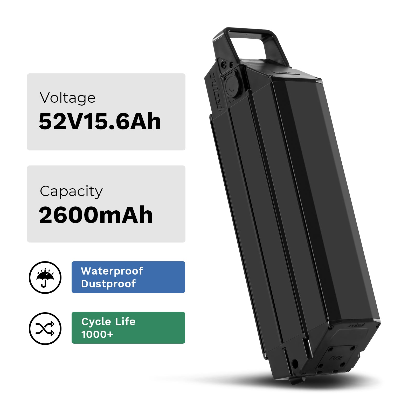 52V 15.6Ah/19.2Ah Battery for Juiced RipCurrent&CrossCurrent -YOSE