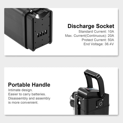 E-Bike Battery 48V 13Ah fit for Heybike,Mars Ebike