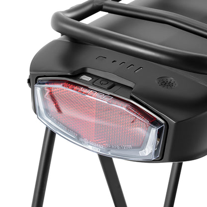 E-Bike Battery 36V 13Ah/17.4Ah Li-ion Battery Taillight with Rear Carrier for 26"-28" Bike with V-Brake and Disc Brake