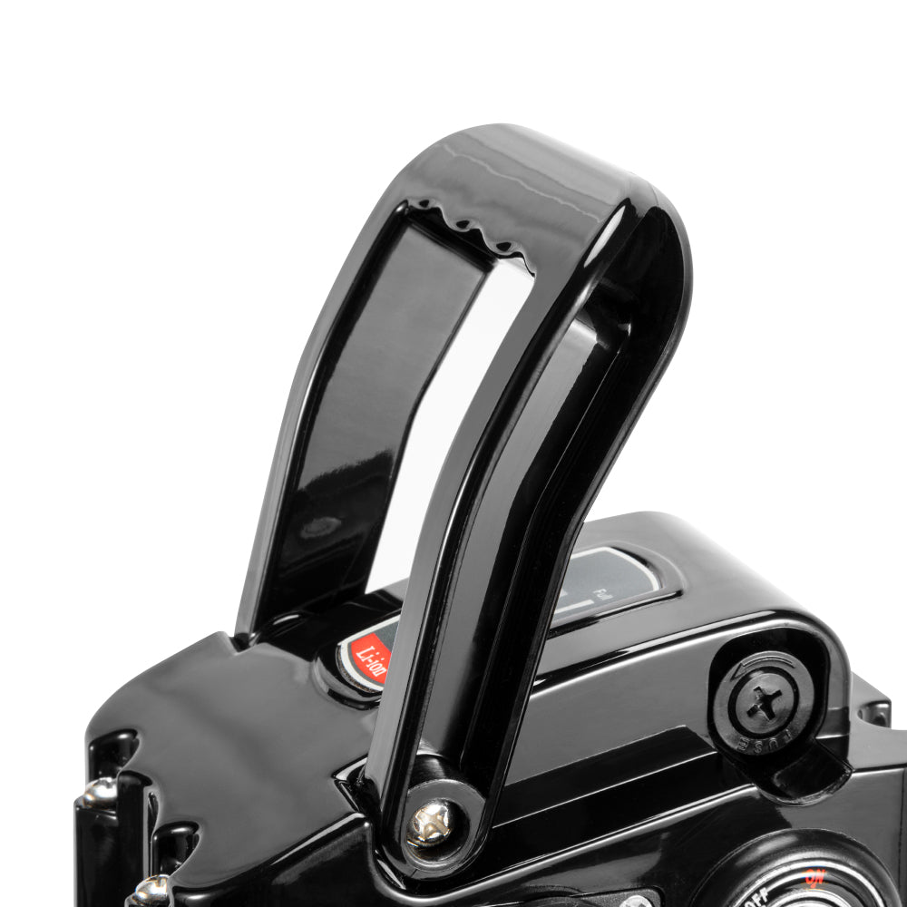 E-Bike Seat Tube Battery 36V 15Ah/17.4Ah Silver Fish in Black fit for ECOTRIC Fat Tire,Starfish,Dolphin, Peacedove