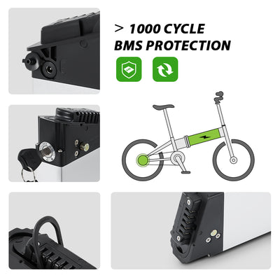 E-Bike Battery DCH006 48V 11.6Ah fit for FIIDO M1 Pro,BEZIOR XF200,Samebike,Tooefft Folding,Lectric XP