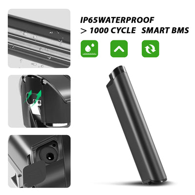E-Bike Battery 48V14Ah fit for Aventon,Soltera Step-Through,Pace 500.2,Pace 500.3/500.3 Step-Through