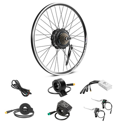 E-Bike Conversion Kit 48V 500W 28'' Rear Motor fit for Freewheel