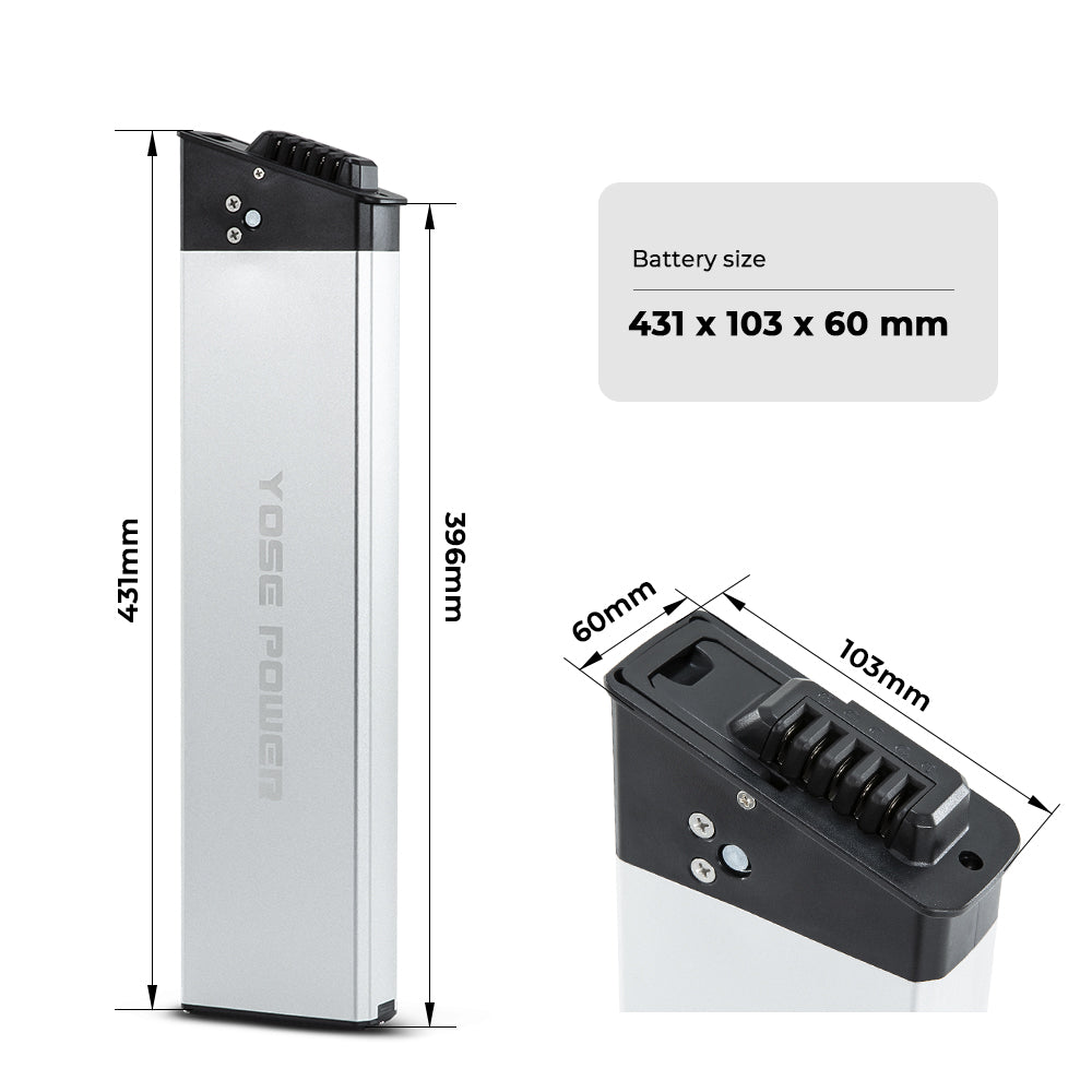 YOSE POWER Battery 48V 11.6Ah fit for Lectric XP Step-Over 1.0 2.0 3.0 Models