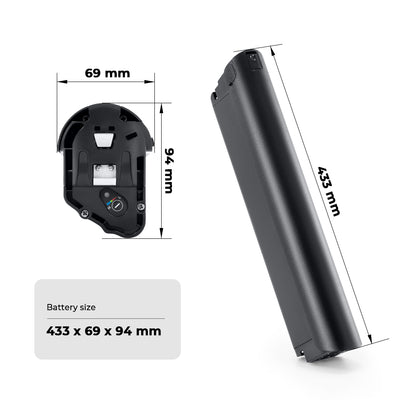YOSE POWER Battery 48V 12.8Ah fit for Lectric XPeak High-Step/Step-Thru,Lectric XPress High-Step/Step-Thru Ebike