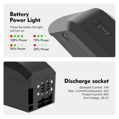 E-Bike Battery 48V 17.5Ah for Himiway Cruiser,D3,D3 ST Ebike