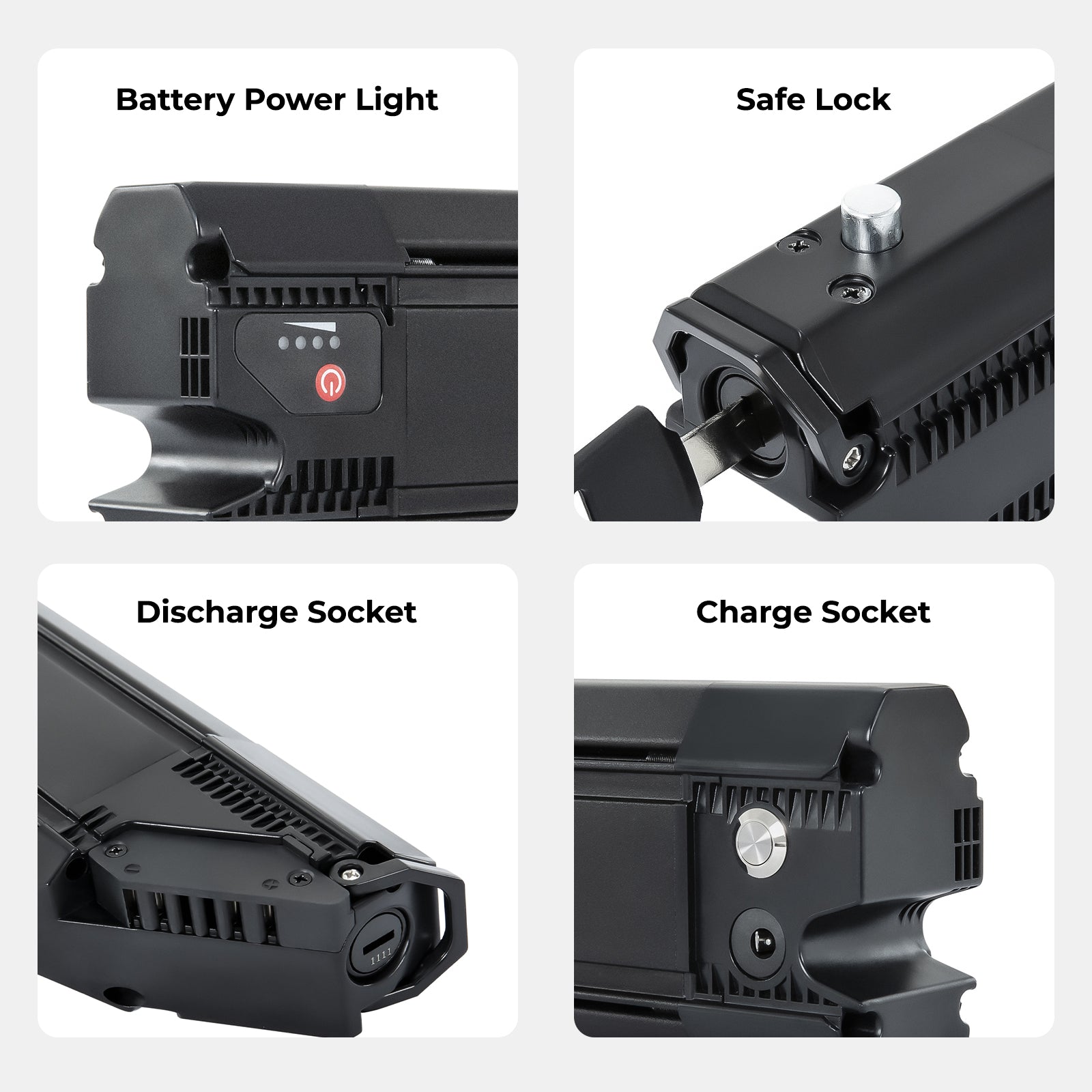 E-Bike Battery 36V 10.5Ah for SONDORS,Steps,Smart Step,Costco