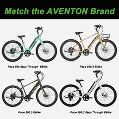 48V14Ah Aventon Electric Bike Battery for Soltera Step-Through Ebike, Pace 500.2 ,500.3 ,500.3 Step-ThroughE-bikes
