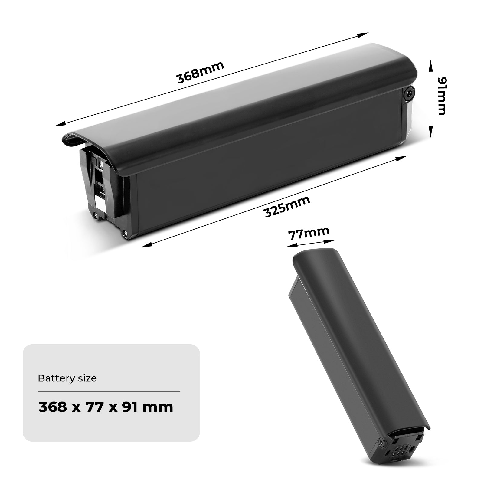 E-Bike Battery 48V 14Ah for Heybike Horizon,Heybike Ranger S