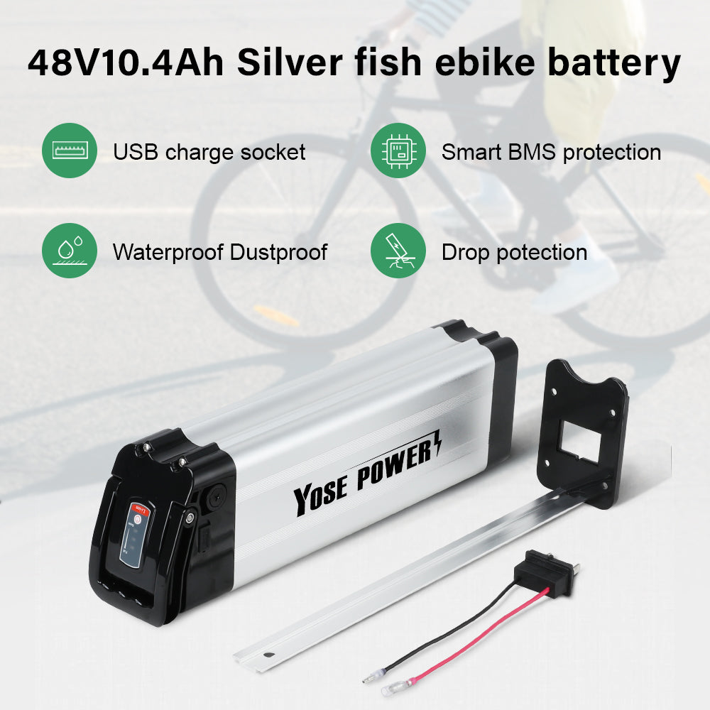 48V 10.4Ah Ebike Phylion XH370-10J Battery 18650 Seat Tube Ebike Battery with USB ,Charger,KEY,Discharge Connector This battery can be used in the following bicycles (incomplete statistics): Prophete ( Real ) Lidl (Trio) McKenzie Frisbee RSM Bikes Mobilist Atala Extrafolding Movena Faltrad