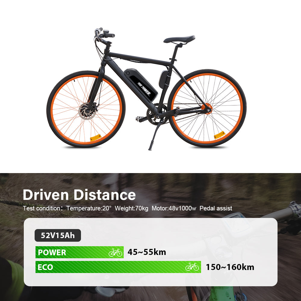 E-Bike Battery 52V 15Ah Li-ion Pedelec HaiLong G80 with 5 Pins Plug E-Bike Down Tube Battery for 52V 250W-1000W Motor Kit, with Chager,key,Discharger connector 1.Technical Data Voltage: 52V Capacity: 15Ah Energy: 780Wh Discharging plug: 5 Gold-plated round plug Weight(with holder): ca. 4.2kg Cell: Lishen-LR2170SD Cycle Life(times): 1000+ Max Current: 30A Protect Current: 60A End Voltage: 39.2V Charge Voltage: 58.8V Charge Current: 2A