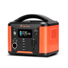 Powerstation 300W 288Wh battery Mobile power storage and solar generator with 2 x 110V AC, 3 x 12V DC, 3 x USB, PD 27W, LED lights, generators for camping, outdoor, garden  1. Technical details Capacity: 8000mAh/3.6V288Wh DC Input : DC19V 3.42A Type-C Output : PD 27W  5V3A/9V3A USB Outputs : 5V 2.4A*3 AC Continuous Power:300W Weight: 3.5kg Dimensions: 215*160*192mm