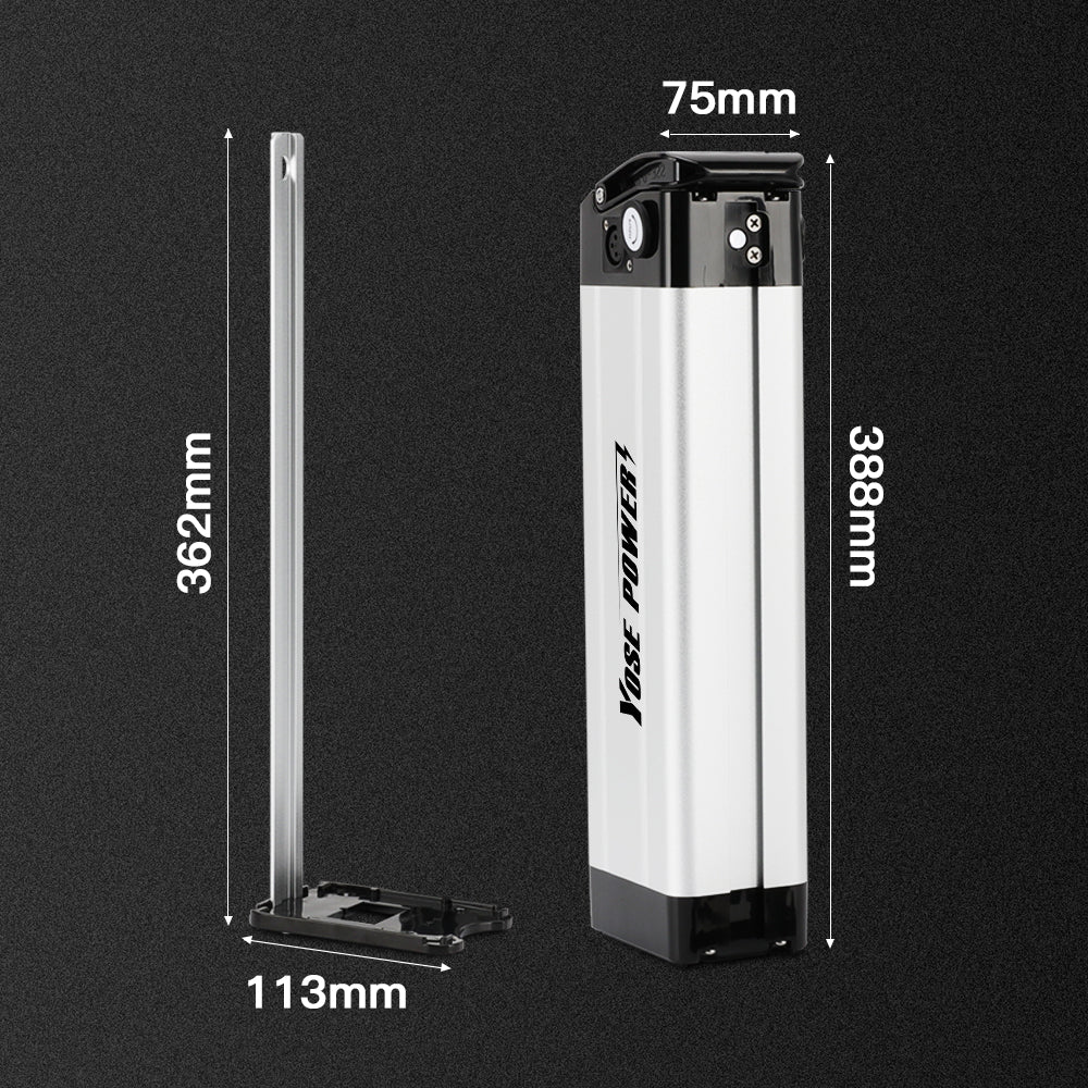 48V 10.4Ah Ebike Phylion XH370-10J Battery 18650 Seat Tube Ebike Battery with USB ,Charger,KEY,Discharge Connector  This battery can be used in the following bicycles (incomplete statistics):  Prophete ( Real ) Lidl (Trio) McKenzie Frisbee RSM Bikes Mobilist Atala Extrafolding Movena Faltrad